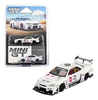 Miniatura Mini GT Nissan LB-ER34 Super Silhouette 1/64