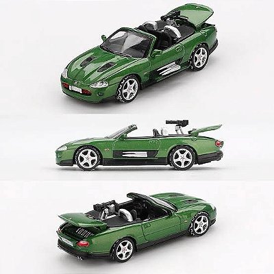 Miniatura Mini GT Jaguar XKR  Série 007 Die Another Day 2002