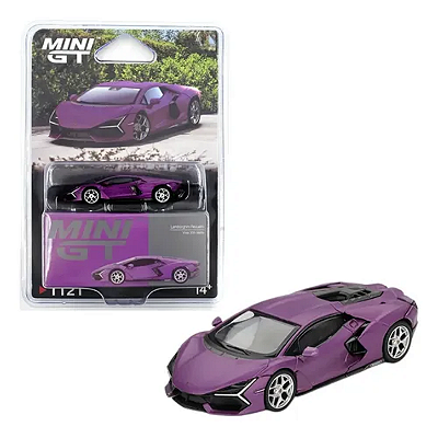 Miniatura Mini GT Lamborghini Revuelto Viola 30th Matte 1/64