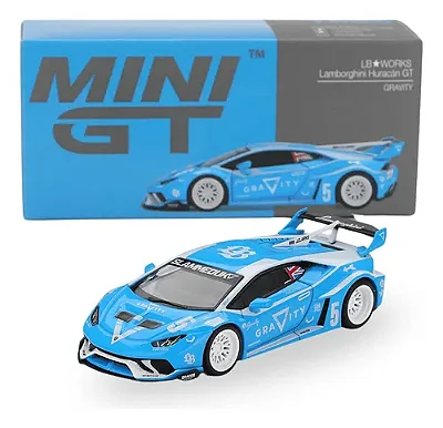 Miniatura Mini GT Lamborghini Huracan GT Azul