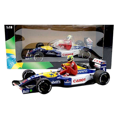 Miniatura Willams Renault FW14 British GP 1991 Carona - 1/18