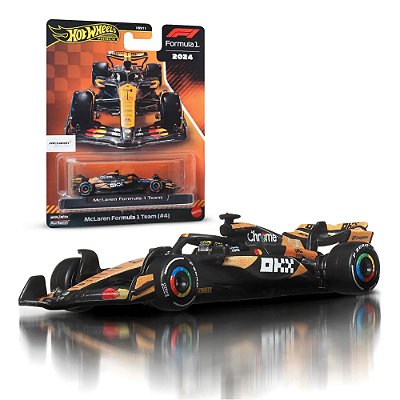 Miniatura HotWheels Mclaren F1 Team (#4) 2024 1/64