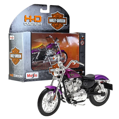 Miniatura Moto Harley Davidson Xl 1200v Sevent-two - 1/18