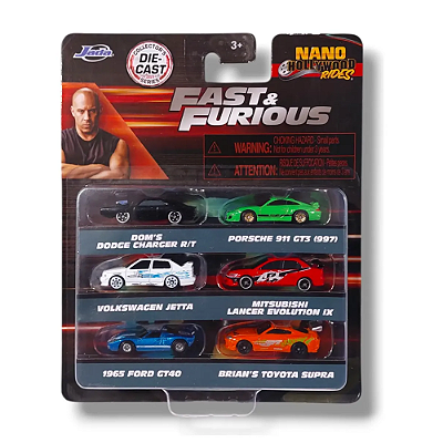Nano Hollywood Rides FAST & FURIOUS COLLECTOR SERIES - Porsche 911 +5