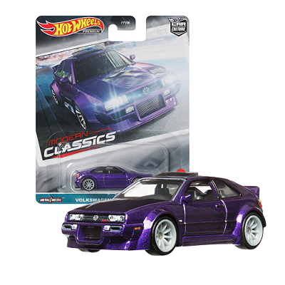 Miniatura HotWheels Premium Volkswagen Corrado VR6 Roxo 1/64