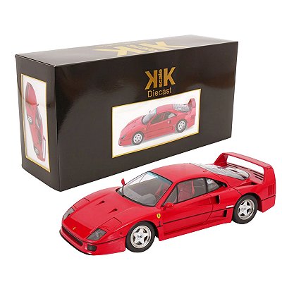Miniatura Ferrari F40  Vermelha KK Scale 1987 1/12