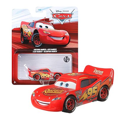 Miniatura Carros Disney Relâmpago McQueen Medicated Bumper 1:55
