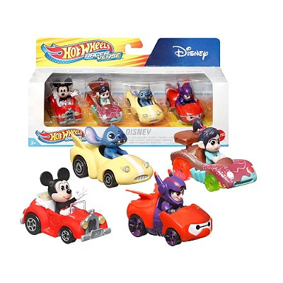 Kit Carrinhos Hot Wheels Racerverse Disney 4pack