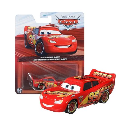 Miniatura Disney Pixar Carros Rusteze Lightning McQueen 1/55