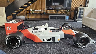 McLaren MP4/4 Senna #12 1988 Escala 1:2 (2 Metros) ACDesign