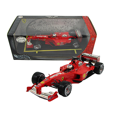 Miniatura Hot Wheels Ferrari F2000 Schumacher Seminovo 1/18