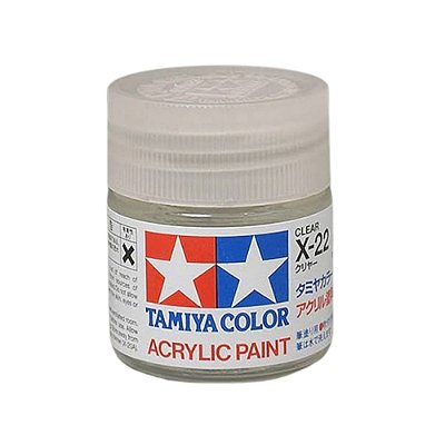 Tinta Acrílica Mini Clear X-22 10ml Tamiya D4236