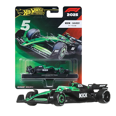 Miniatura HotWheels Kick Sauber F1 Team (#5) 2025 1/64