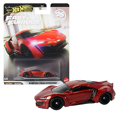 Miniatura Hotwheels Velozes e Furiosos Lykan Hypersport 1/64