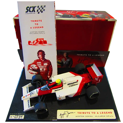 Miniatura F1 Mclaren Mp4/6 Ayrton Senna Scx Scalextric  1/32