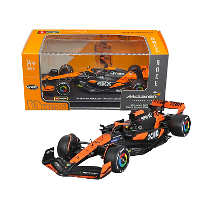 Miniatura McLaren MCL38 Miami 2024 Piastri 1/43 Bburago