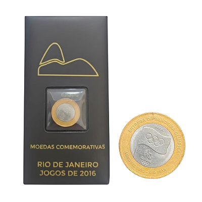 Coleção 17 Moedas Comemorativas Rio 2016 Jogos Olímpicos