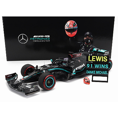 Mercedes W11 Lewis Hamilton 2020 GP Eifel 91ª Vitória 1/18