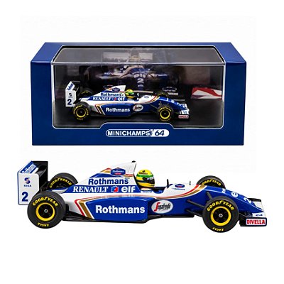 Miniatura Williams FW16- Ayrton Senna- Brazil GP1994 1/64
