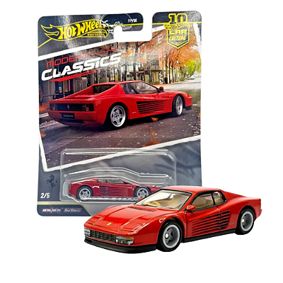 Miniatura Hot Wheels Premium Ferrari Testarossa 1/64