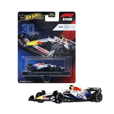 Miniatura Hot Wheels Visa Cach App Racing Bulls 2025 1/64