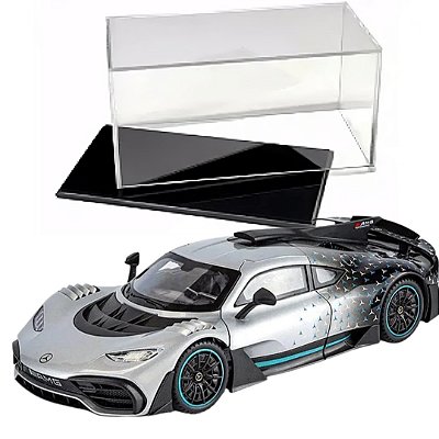 Miniatura Mercedes AMG ONE gray 1/18 Luz e Som +  ACRÍLICO