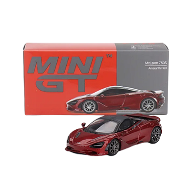 Miniatura Mini GT McLaren 750S Amaranth Red 1/64