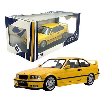 Miniatura Solido BMW E36 M3 Amarelo 1/18