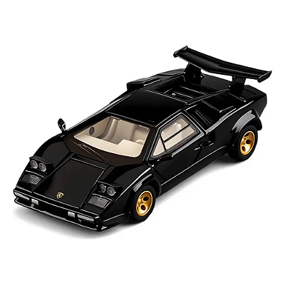 Miniatura Lamborghini Countach LP500S Luz c/ Acrílico 1/32