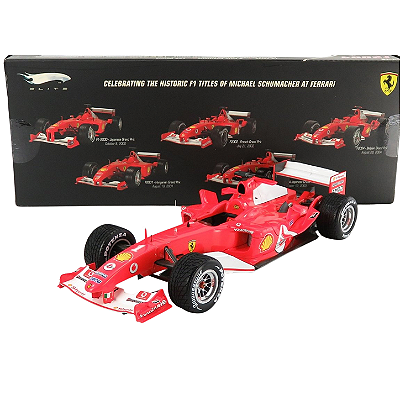 Hot wheels Elite Ferrari F2004 M. Schumacher Belgium GP 1/18