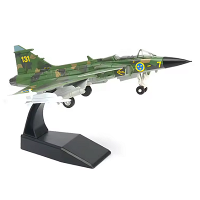 Avião JAS-39 Gripen Militar Blocos de Montar Escala 1/72