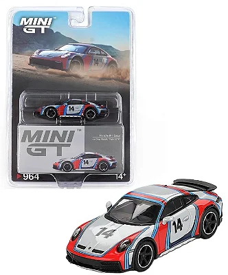 miniatura PORSCHE 911 DAKAR - MINI GT 1/64 - Rally 1978