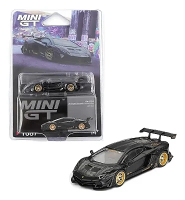 Lamborghini Aventador MINI GT LB Works Preto 1:64
