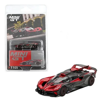 Bugatti Bolide Vermelho #1105 1/64 2026 MINI GT
