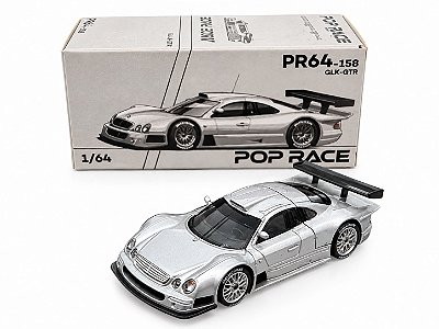 Miniatura Mercedes-benz Amg Clk Gtr Versão Rua Pop Race1:64