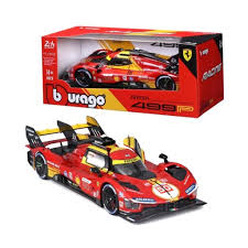Miniatura carro Ferrari 499 P 24hr Le Mans Champion  - 1/24