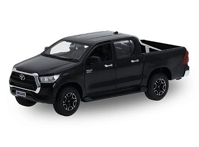Miniatura Toyota Hilux 1:27 Maisto Preto