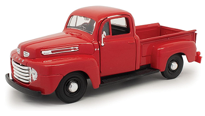 Miniatura Ford F-1 Pickup 1948 1:25 Maisto Vermelho