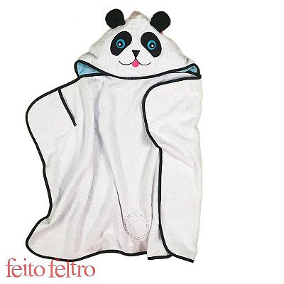 Toalha de Banho Infantil Panda Shushu