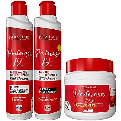 Kit 1.9.3 Poderosa 500ml - Troia Hair