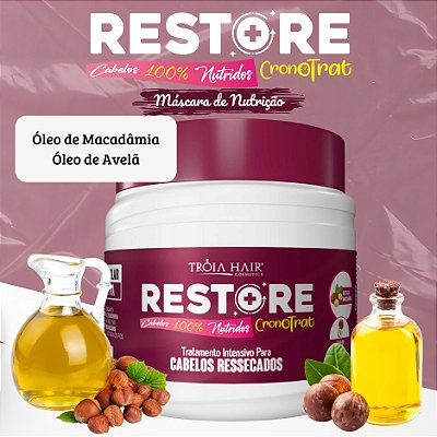 Máscara Restore Linha Cronotrat Qatar Hair - 500g
