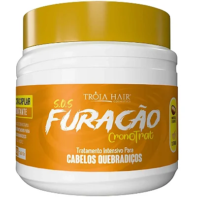 Máscara SOS Furacão Linha Cronotrat Qatar Hair - 500g
