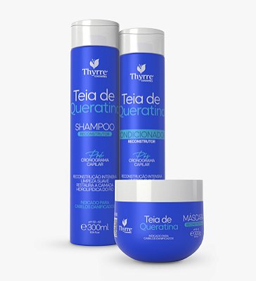 Kit Reconstrução Teia De Queratina (3 Passos) 500g
