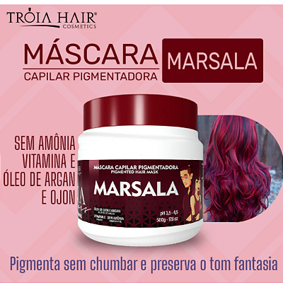 COLORS MARSALA 500G MÁSCARA PIGMENTADORA