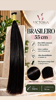 MEGA HAIR,BRASILEIRO 55CM