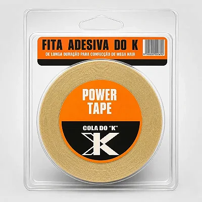 Fita Adesiva Do K Power Tape 6m Mega Hair E Prótese Capilar