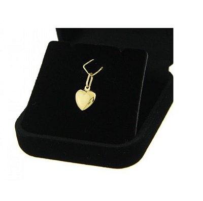 Pingente Coração Berloque Ouro 18k 750 0,3 Gramas Pequeno VirtualeShopping