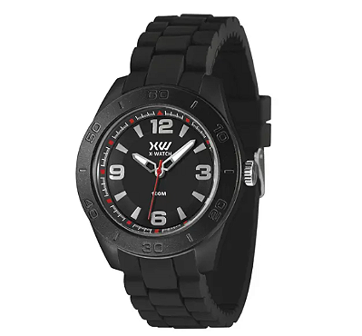 Relógio X-watch Preto Masculino Analógico A Prova D'agua