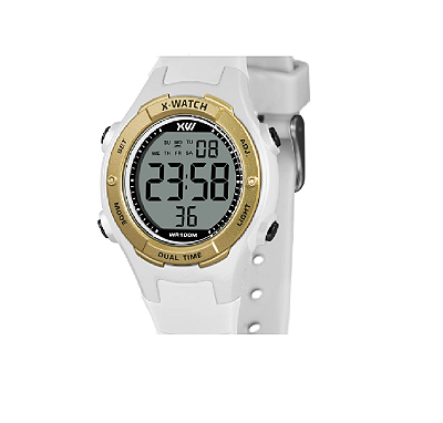 Relógio Infantil Unisex Branco Menina X-watch Prova D'água