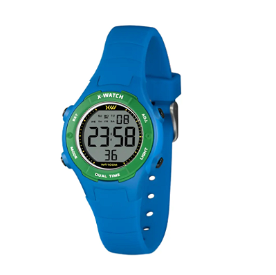 Relógio De Pulso Infantil Menino Azul Prova De Agua X-watch Xkppd118-bxax